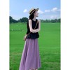 3-5天发货【下单即默认一套】紫气东来套装 夏简约穿搭,黑紫配色超显白松弛感穿搭,黑紫配色真的好显白啊 商品缩略图1