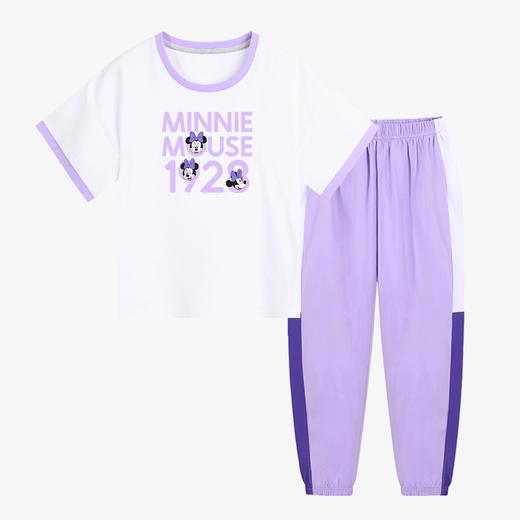 迪士尼女童短袖套装夏季两件套2025新款儿童运动服薄款女大童夏装 商品图8