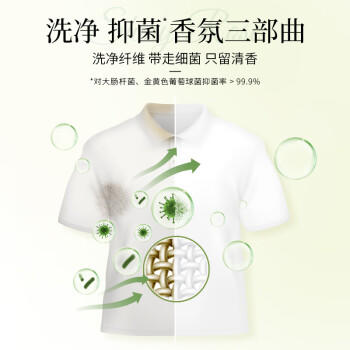 狮王（Lion）持久香氛抑菌洗衣液香槟玫瑰900g*3持久留香60天快洗进口洗衣液 /家庭清洁/纸品 /衣物清洁 /普通洗衣液 商品图4