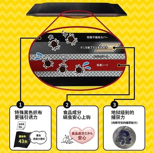 安速捕螨贴 3片装/盒 商品图3