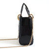 【98新闲置】DIOR迪奥迷你 LADY DIOR 手袋M0505OWCB M900经典黑金漆皮三格戴妃包链条手提单肩包女士现售价：19700！180525AI08 商品缩略图3