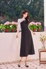 Le Malene 新中式水滴领拼接式连衣裙 19888 商品缩略图0
