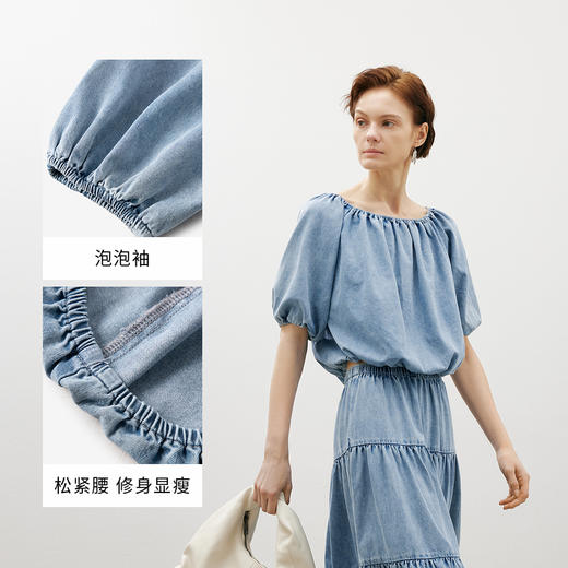 【商场同款】麦檬夏牛仔小上衣5F5222761 商品图3