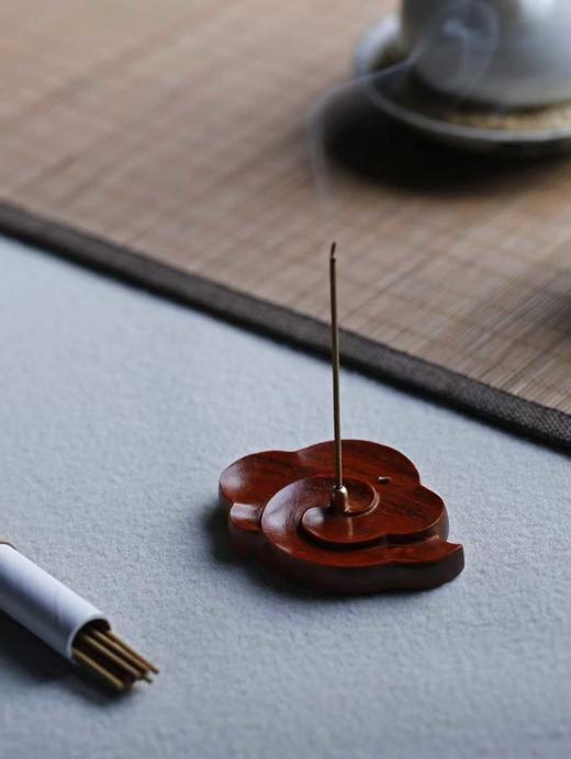 小叶紫檀祥云香插 商品图1