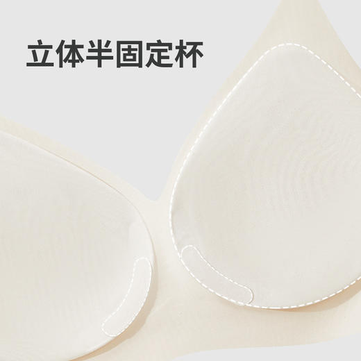 【水滴杯果冻文胸】无钢圈文胸无痕果冻3D聚拢透气防下垂小胸胸罩抗菌 商品图3