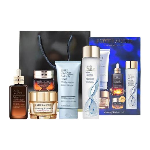 【配礼袋雅诗兰黛正装增量5件套】洁面150ml智妍面霜75ml原生液200ml小棕瓶精华100ml第五代蓝光眼霜15ml香港直邮12.16-1.4下单赠送迪奥口红兑换券 商品图0