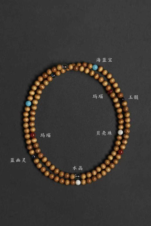 原创静月金丝楠手串8mm*108颗 商品图2