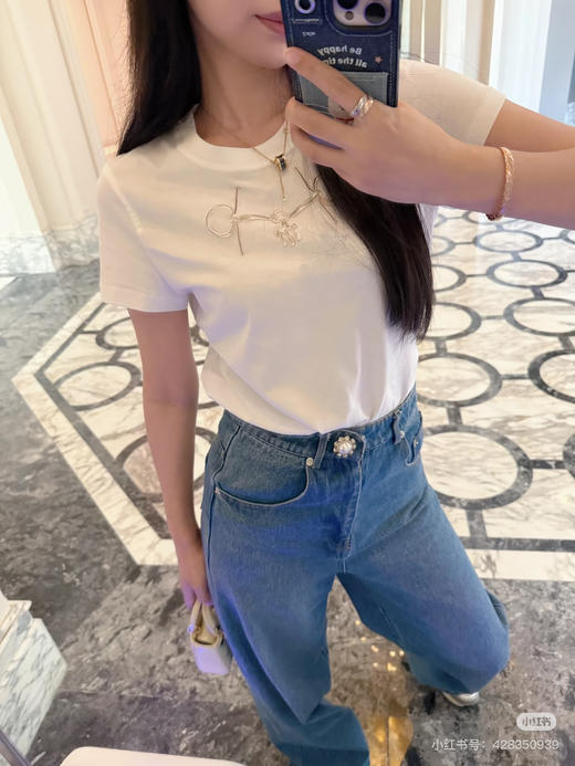 2505407    气质 匹马棉白tee 商品图0