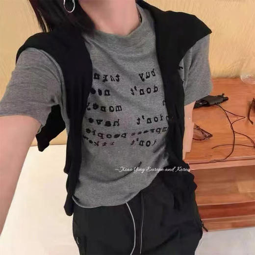 【49元1件，79元2件】女士时尚圆领T恤-2252205 商品图0