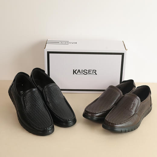 凯撒KAISER男士 牛皮沙滩鞋&牛皮洞洞皮鞋 商品图7