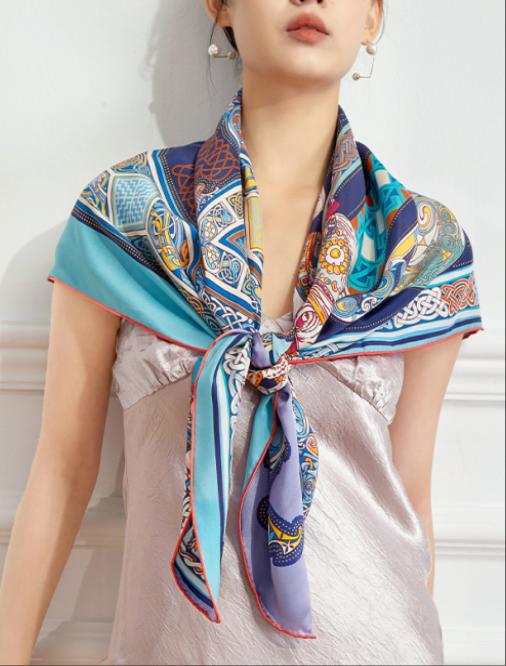 喜得宝 时尚双面斜纹大方巾 商品图7