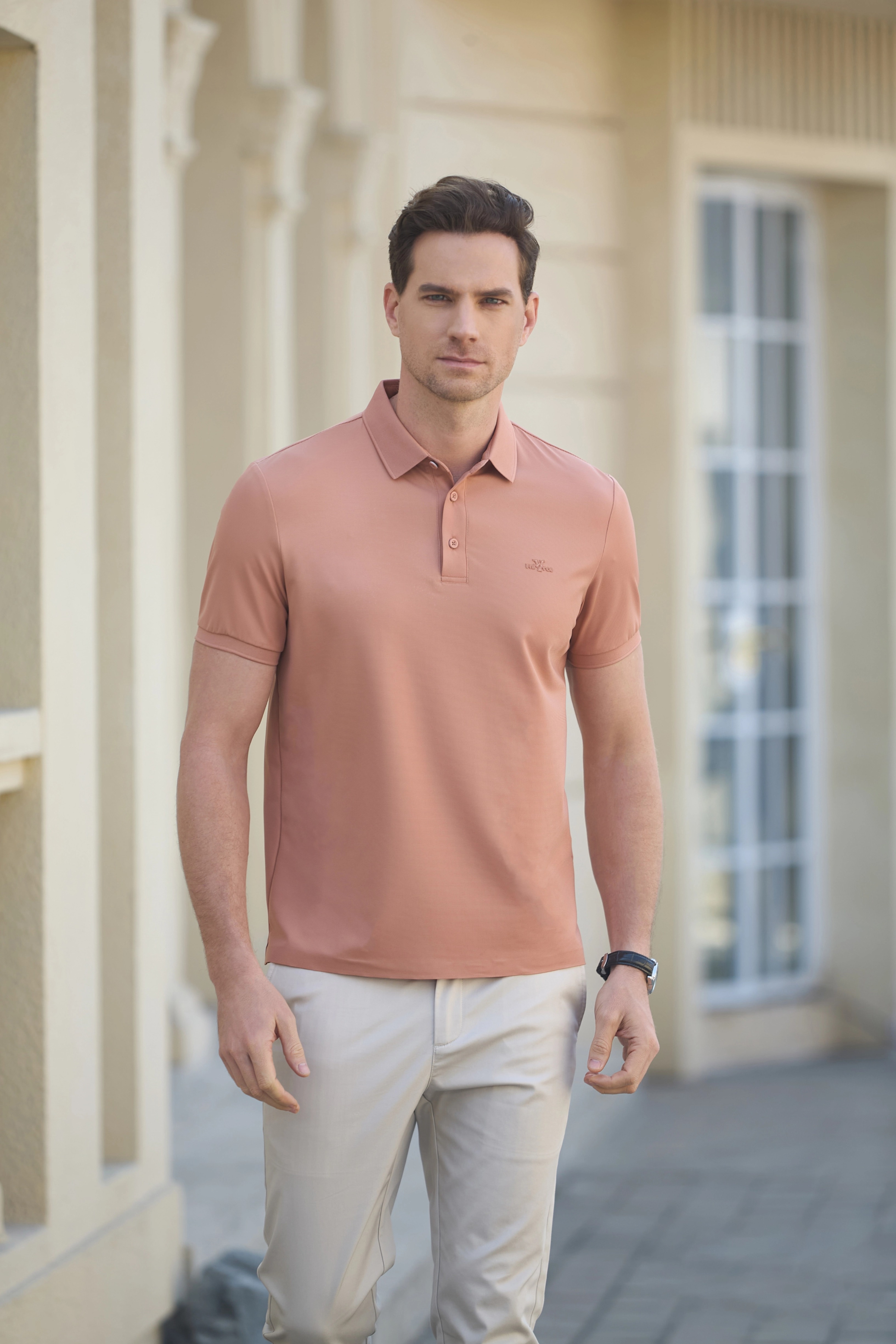 男装25春夏新品休闲POLO短袖2219-8198