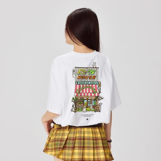 NPC潮牌CC胡萝卜系列卡通房子印花短袖圆领T男潮流凉感CC45TE05 商品图2