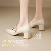 ZHR则则尖头单鞋女2025新款百搭通勤高跟鞋女法式浅口玛丽珍女鞋 商品缩略图2