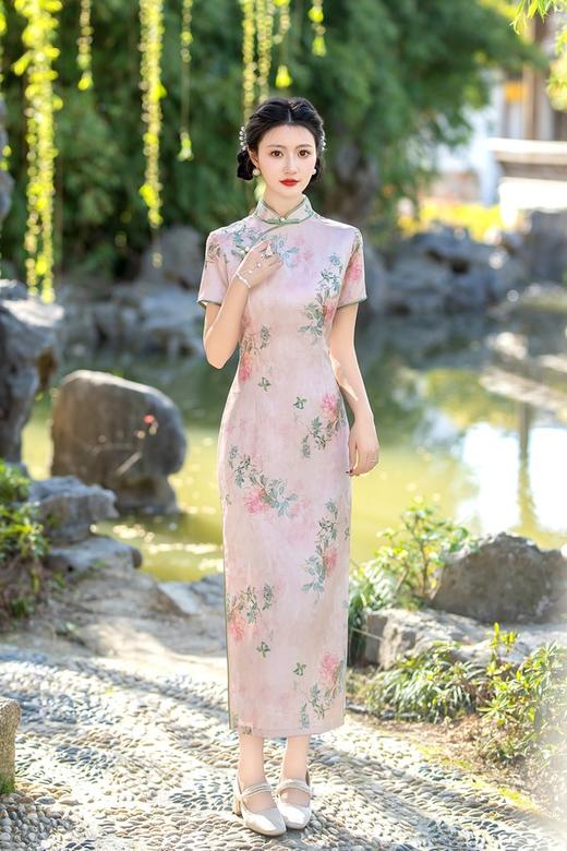 ELLA JADE 高端气质复古民国风改良旗袍长裙 20028 商品图2