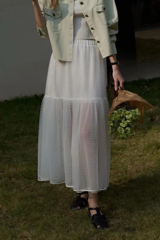 Stay2Weeks 法式温柔波点网纱半裙 20096 商品图0