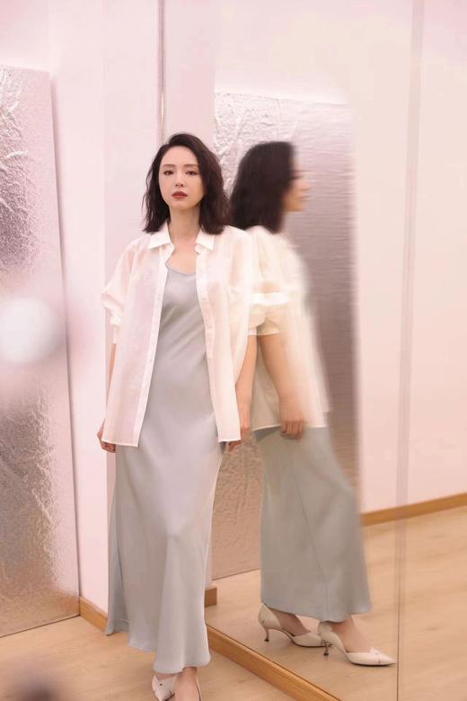 零感力薄如蝉会发光的有氧天丝轻薄极简防晒衬衫 商品图0