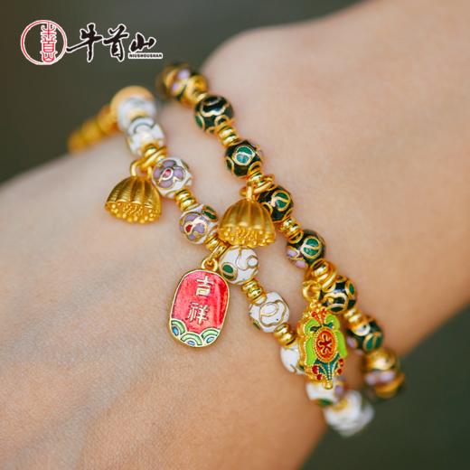 牛首山香灰景泰蓝精品手串系列文创文创周边送朋友礼物手链 商品图3
