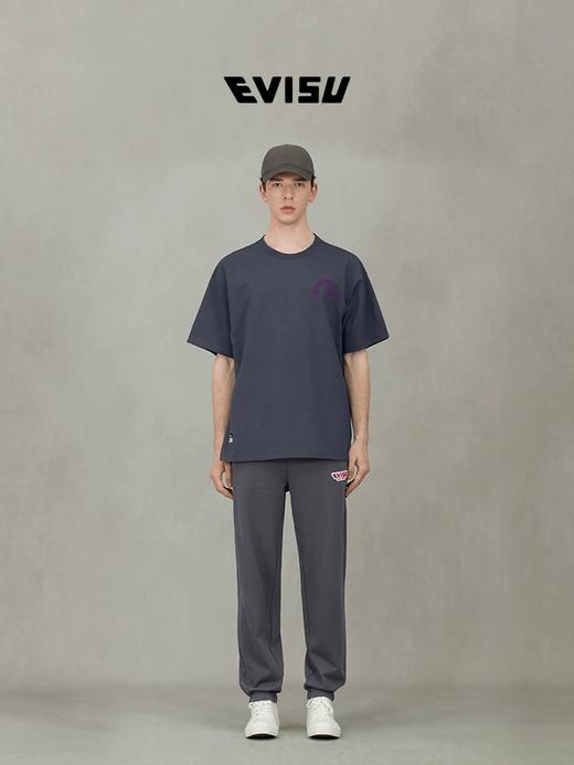 点此购买 福神Evisu夏季男士胸前小海鸥简约标纯棉宽松短袖T恤 LL 319114 商品图4