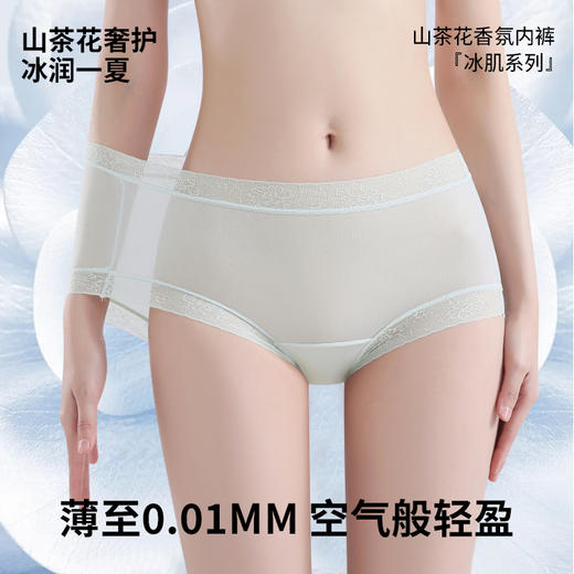 【69.9元8条】草本初色山茶花香氛内裤85027款 商品图3