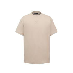 L-T （男装）卡其压纹T恤