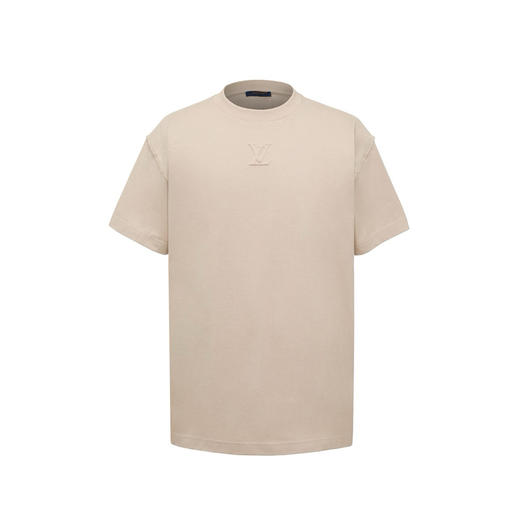 L-T （男装）卡其压纹T恤 商品图0