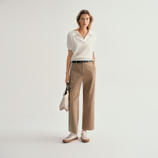 【商场同款】麦檬夏透气舒适莱赛尔亲肤POLO领套头毛衫5F4131191 商品图1