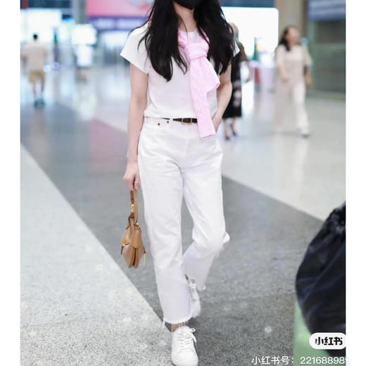 「K」洛诗琳61510进口埃及棉纯色T恤2025夏季正肩显瘦上衣250114 商品图0