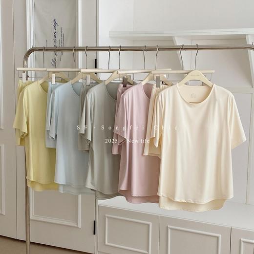 1秒降温【小凉皮家居服套装】自带胸垫  软糯糯冰冰凉凉🧊空调都不用开了！ 商品图5