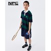 NPC潮牌男装双色条纹休闲翻领POLO短袖上衣宽松运动夏季NP33TE50 商品缩略图1