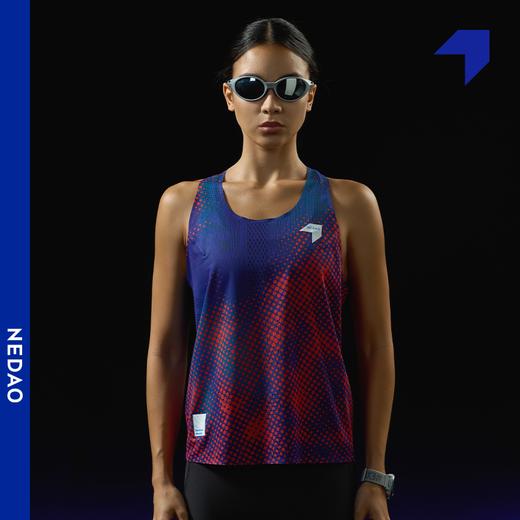 内道一片式圆点风洞背心轻量女款马拉松跑步透气排汗全身风洞背心 商品图2