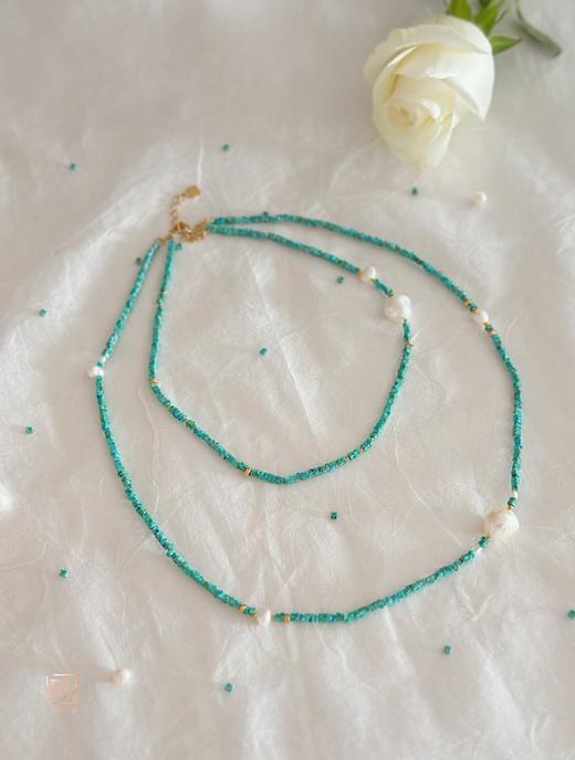 绿松石巴洛克珍珠多用链 商品图3
