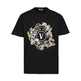【新品特惠秒】Versace 范思哲 男士全棉印花logo短袖T恤12325