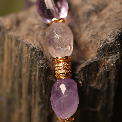 订购6周到｜Bohemian Rhapsodie-VALENE-薰衣草 石英 项链［法国设计师］ 商品图5