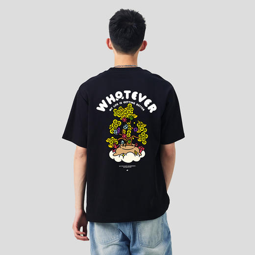 NPC潮牌纯棉【金币元宝】发财树发泡印花圆领短袖T男潮流NP45TE13 商品图3