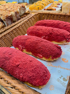 红丝绒奶油面包