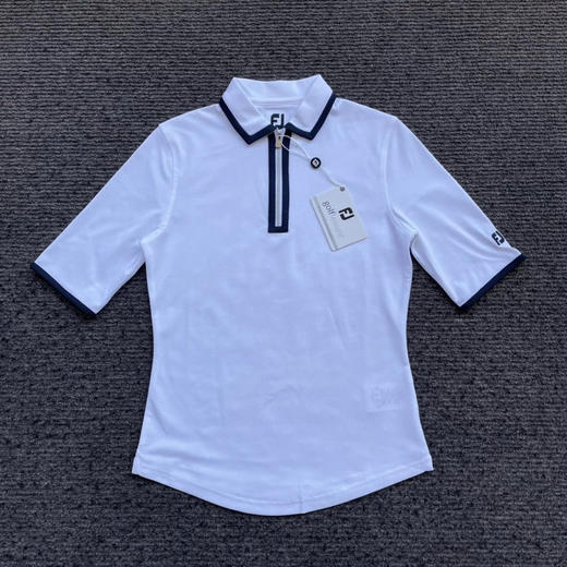 正品FJ 女款高尔夫体恤，快干透气。
白色XS L XXL 绿色XS S M L XL XXL 各几件 商品图1