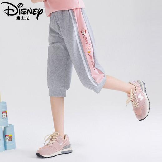 迪士尼女童七分裤夏季外穿2025新款洋气儿童短裤运动速干薄款裤子 商品图4