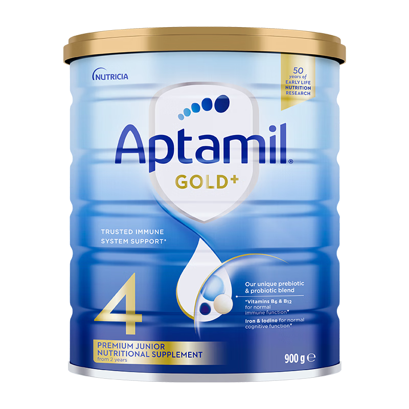 【保税备货】澳洲爱他美金装加强婴幼儿奶粉4段900g