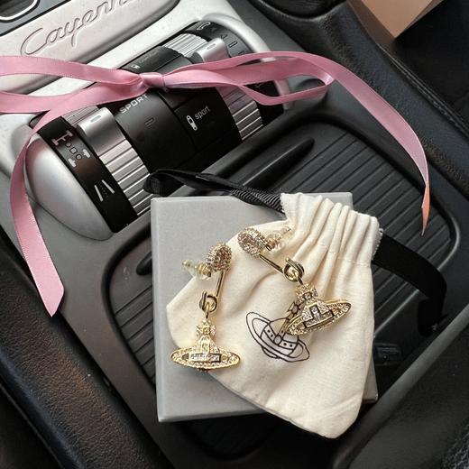 F416星球回形针西太后耳环 商品图1