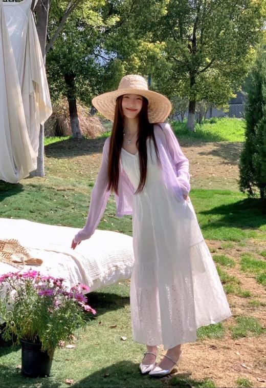 夏日必备清爽镂空莱赛尔天丝针织衫开衫防晒衫空调衫 商品图6