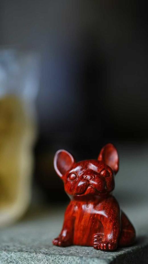 小叶紫檀萌犬°小把件摆件 商品图2