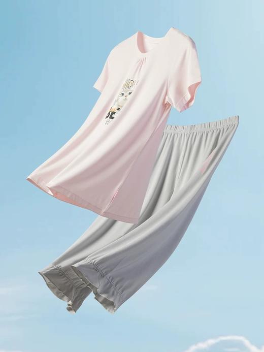 【COOL凉感喵星人】SCHIESSER德国舒雅女童家居服面料采用COOL MAX面料，手感柔润，吸湿排汗3F/22498H 商品图1