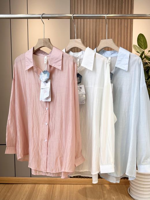 零感力薄如蝉会发光的有氧天丝轻薄极简防晒衬衫 商品图7