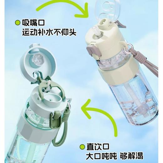 物生物 星河之迷喷雾杯800ml（白/绿） 商品图1