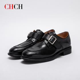 CHCH平衡鞋2025夏季新款牛皮一字带商务女鞋CP1B5351