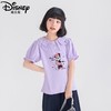 迪士尼女童泡泡袖上衣夏季儿童短袖T恤女大童打底衫薄款女孩夏装 商品缩略图0