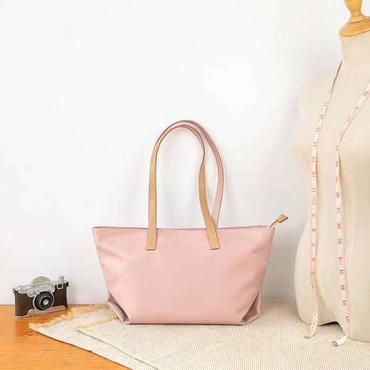 【预售3天】休闲通勤女包单肩包新款撞色时尚大容量简约托特包H2113 商品图7