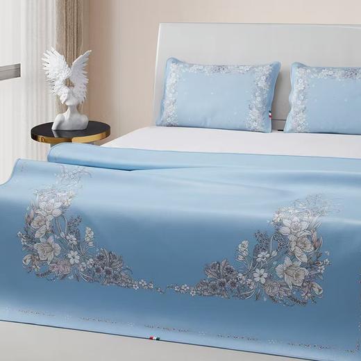 梦洁  00217 优雅进口头层牛皮单席：古驰（蓝）【180*200】 商品图1