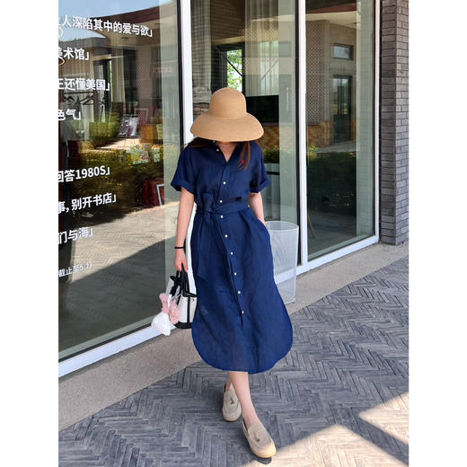 2505405    拉夫 亚麻连衣裙 商品图9